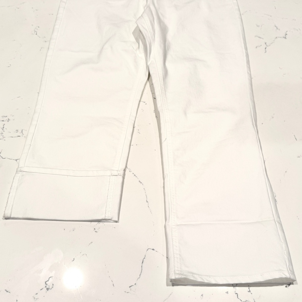 Frye Women’s High-Rise White Amari Cropped Jeans Size 12 NWOT - Picture 11 of 13